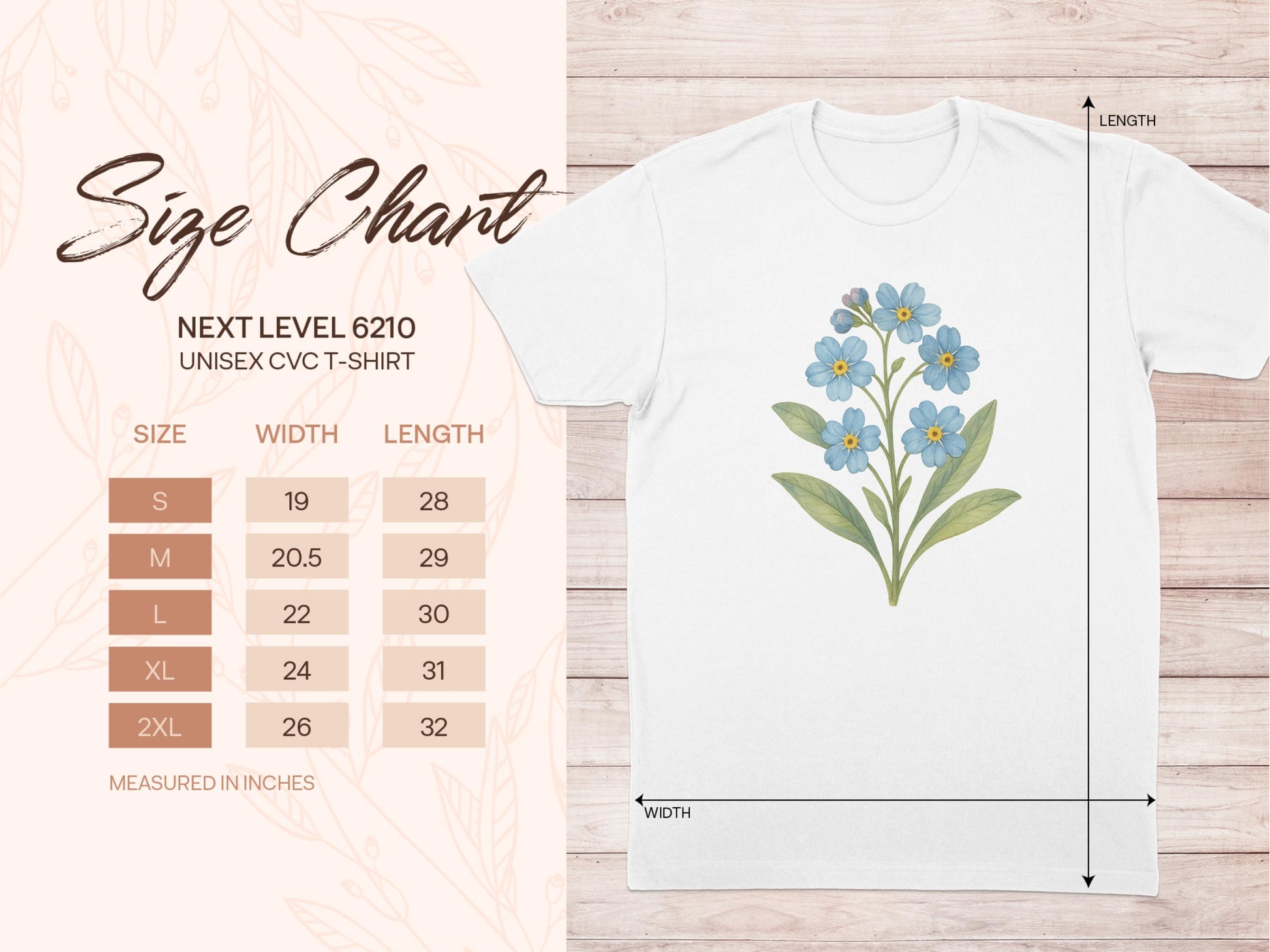 Floral Bouquet Design Short-Sleeved T-shirt product type
