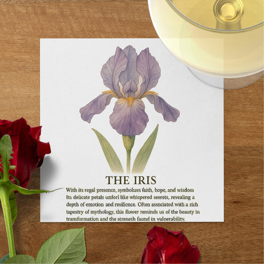 The Iris Flower Print Inspiring Gift Artwork product