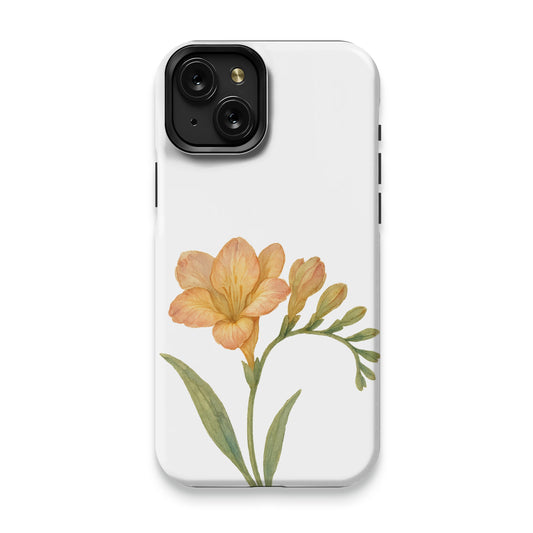 Delicate Flower Illustration Printed Phone Case product
