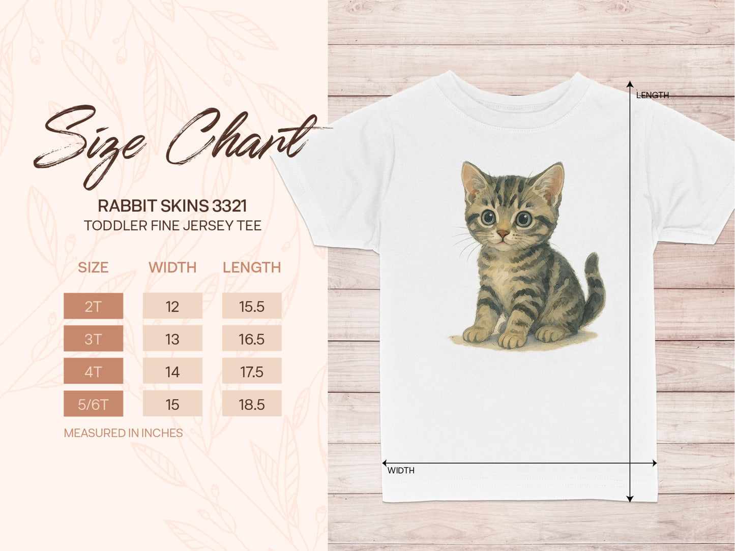 Cute Kitten Graphic Design Toddler Tee product
