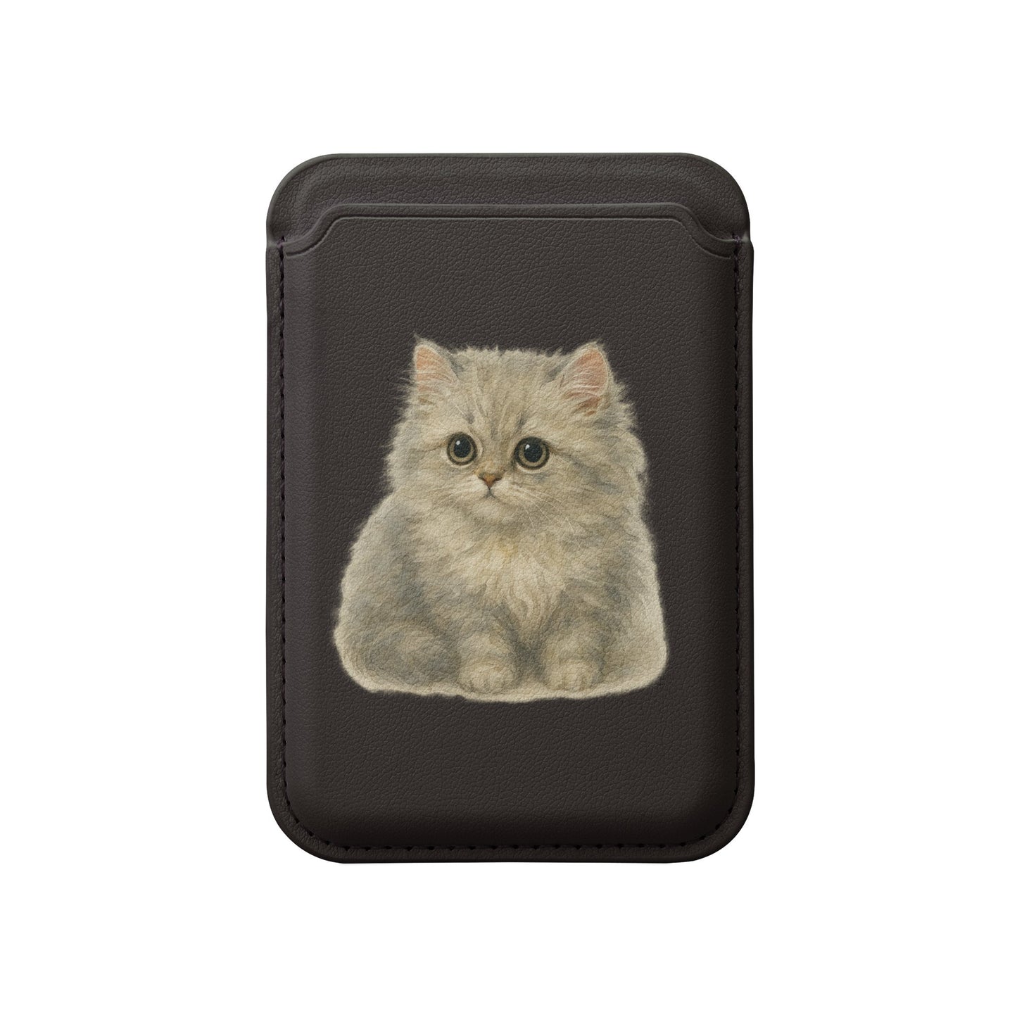 Cute Fluffy Kitten Printed Card Holder Product