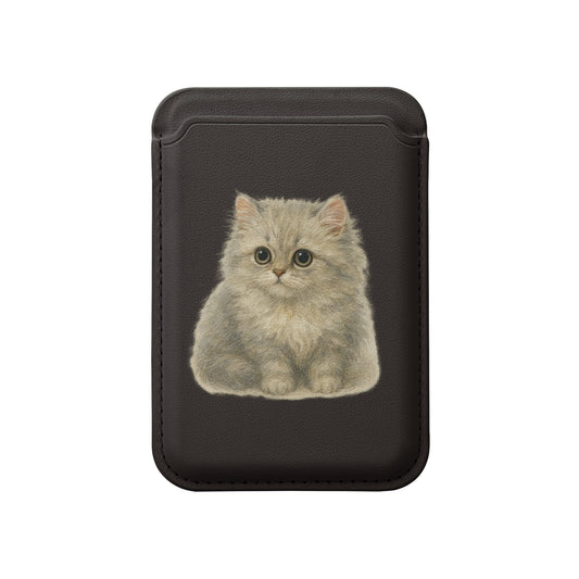 Cute Fluffy Kitten Printed Card Holder Product