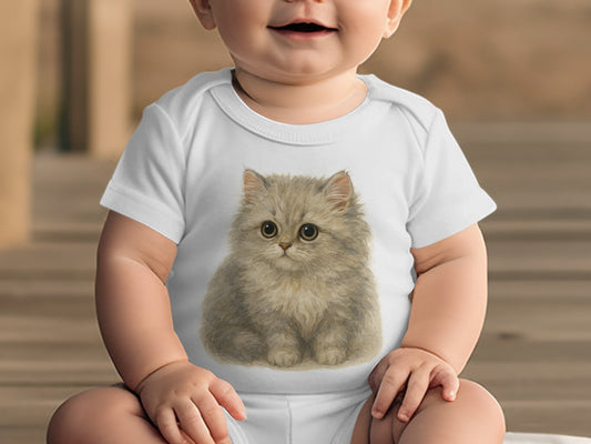 Adorable Kitten Print Baby Outfit Cute Newborn Product