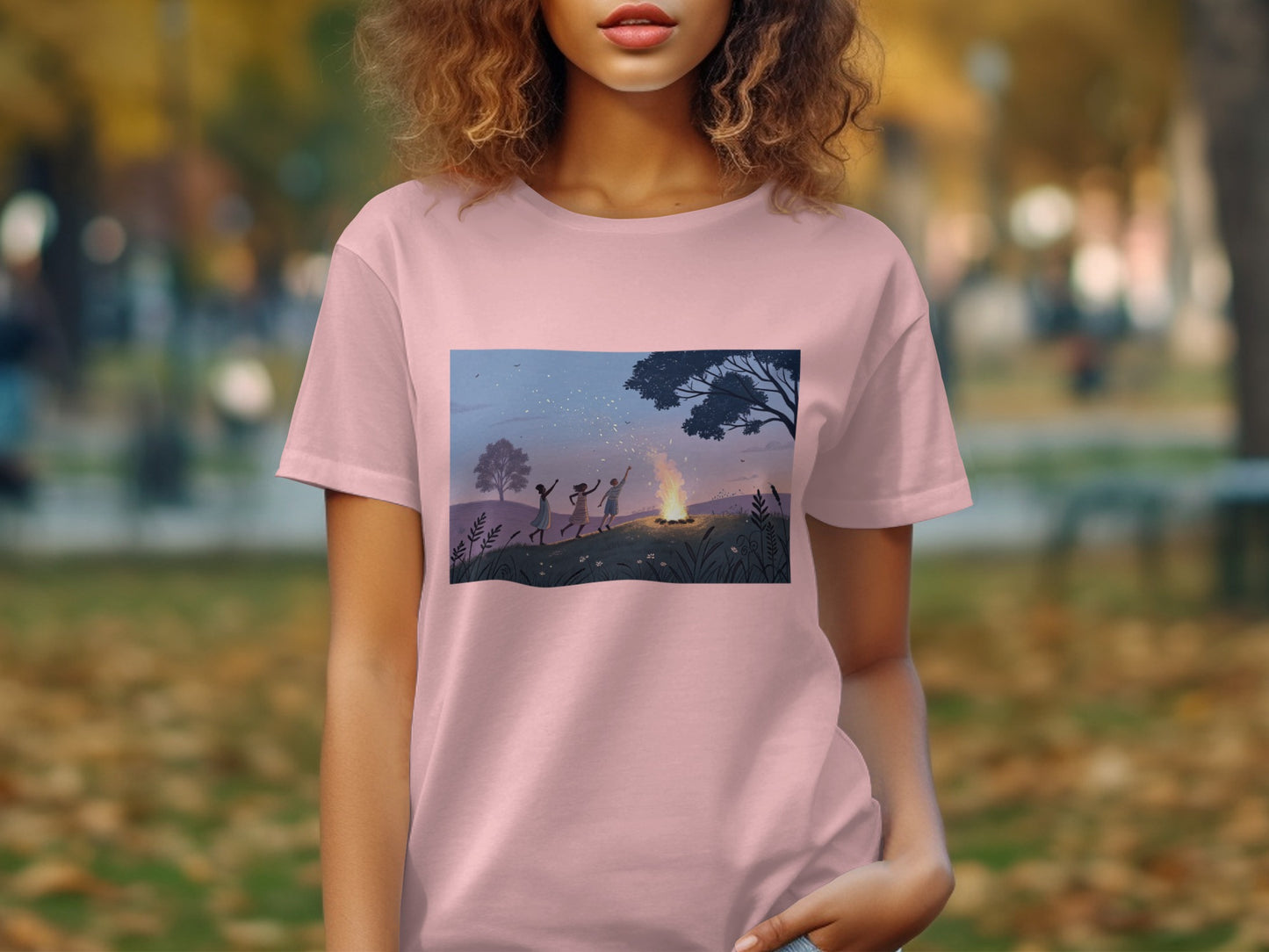 Dancing Around the Campfire Scene T-shirt product