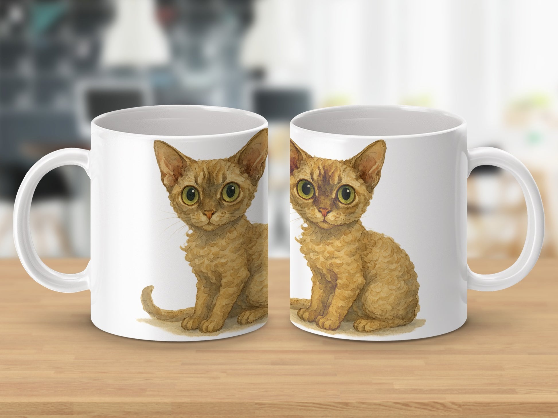 Cute Kitten Themed Coffee Mug Perfect Gift Product