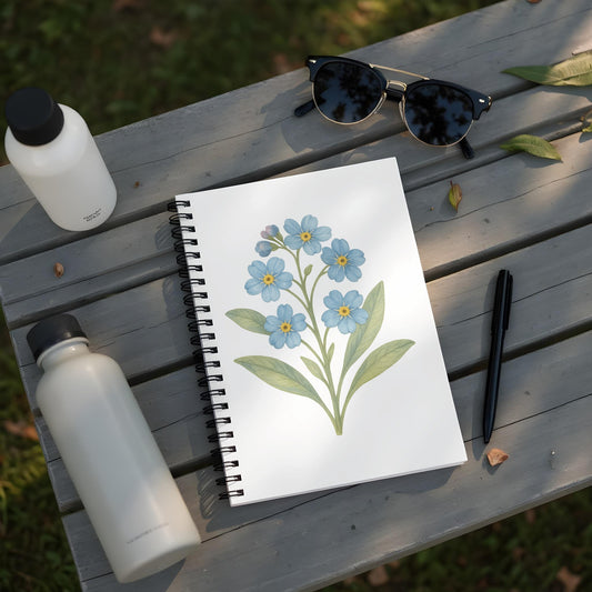 Floral Design Spiral Bound Notebook product