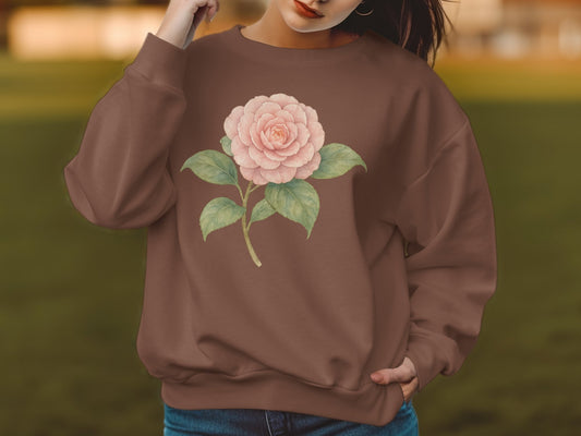Charming Rose Graphic Cozy Unisex Sweatshirt product