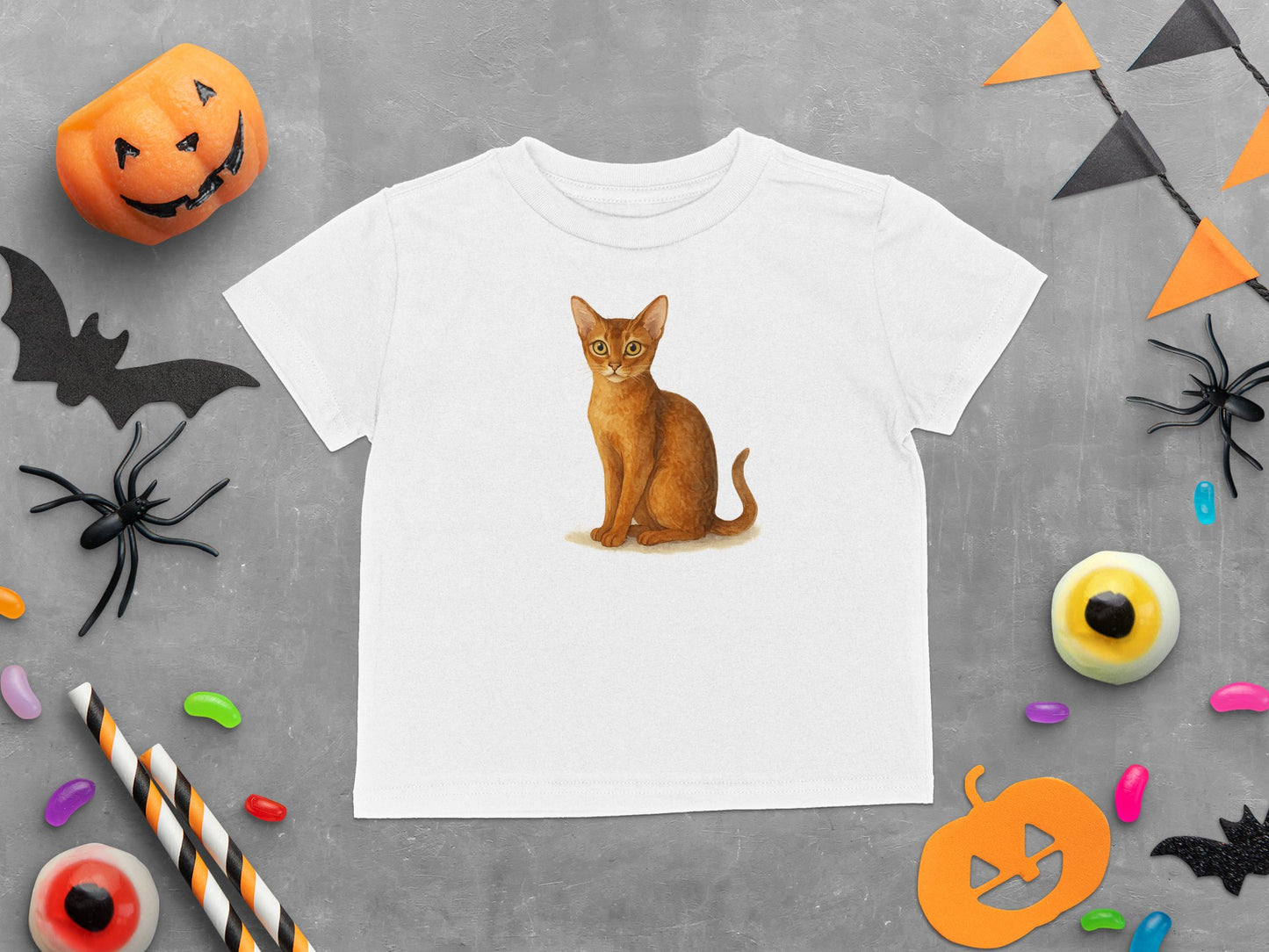 Halloween Cat Themed Kids Tee product type