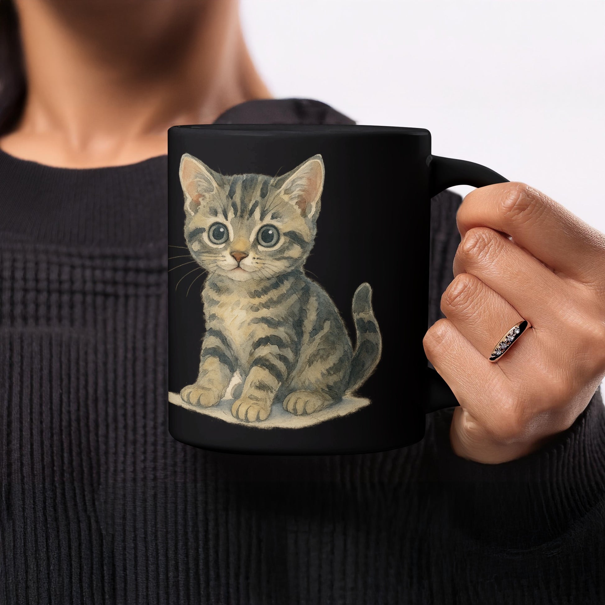 Cute Kitten Design Coffee Mug Perfect Cat Lover Product