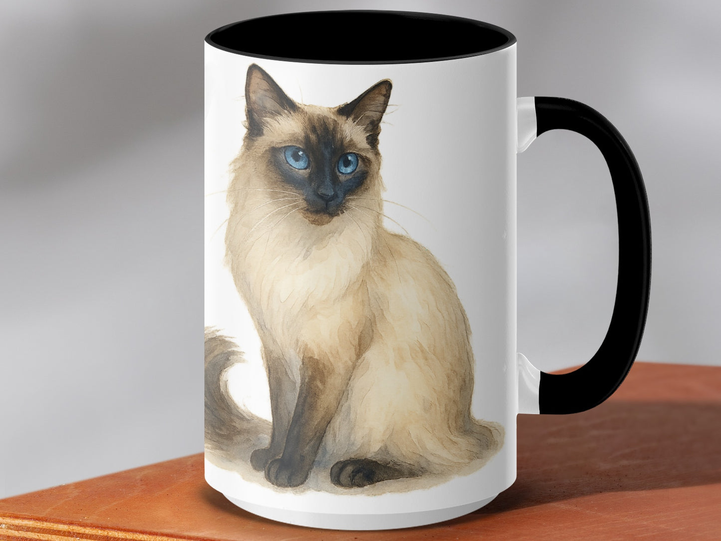 Beautiful Image of Siamese Cat on Coffee Mug product
