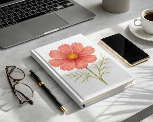 Beautiful Floral Design Hardcover Journal Notebook product
