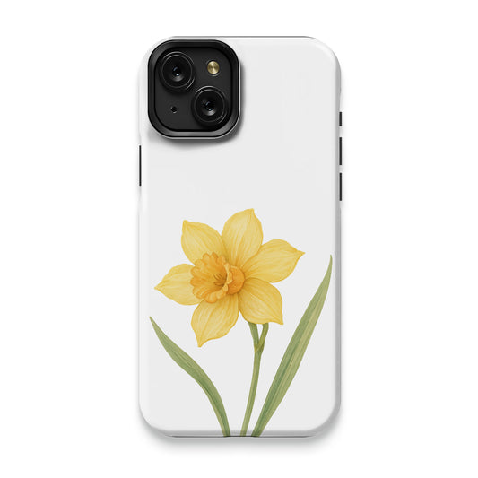 Yellow Daffodil Floral Design Phone Case product