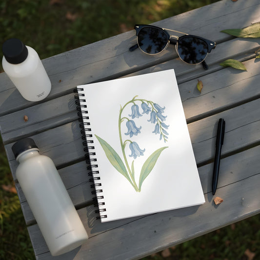 Beautiful Wildflower Design on Spiral Bound Notebook product