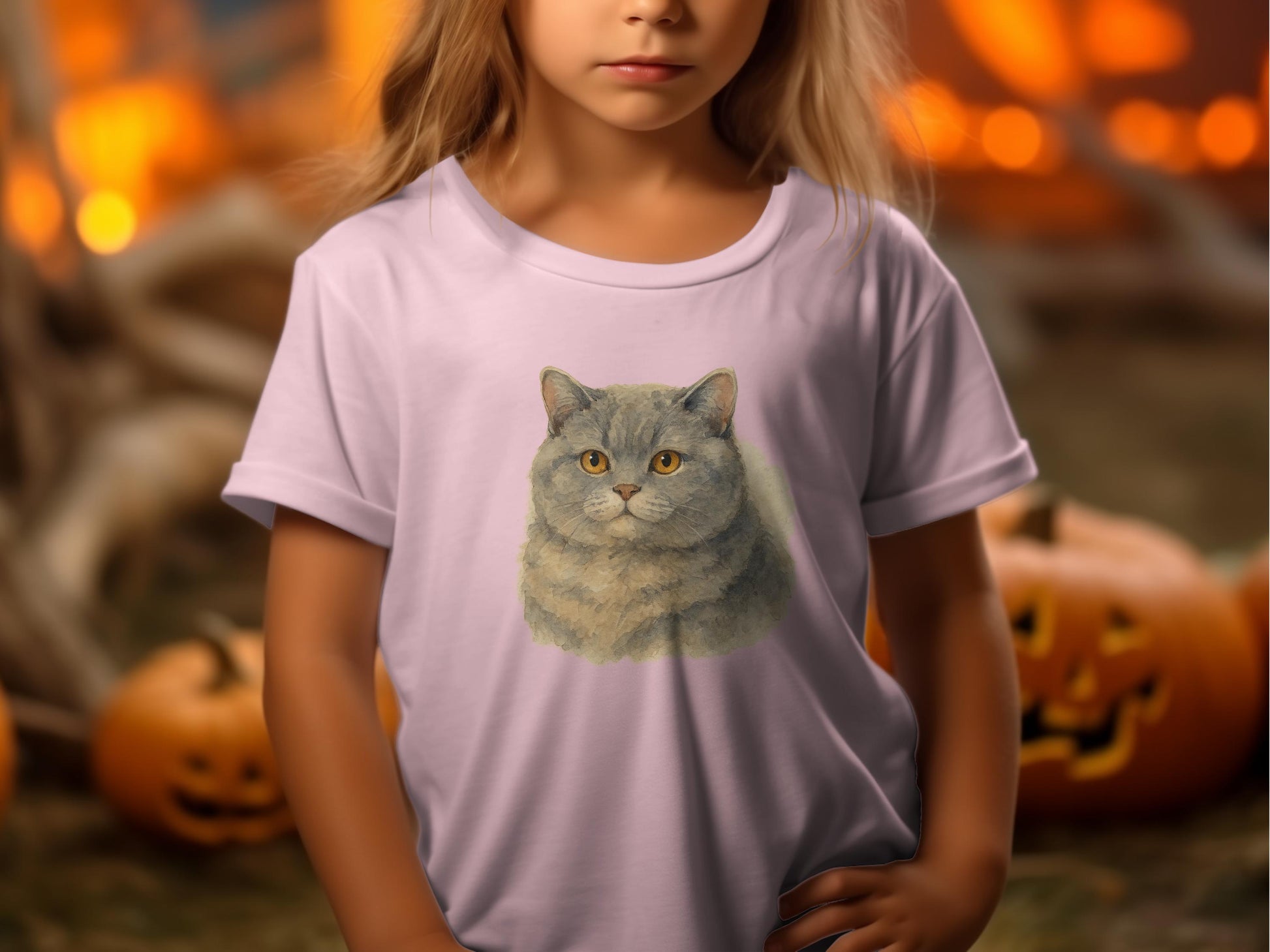 Cute Kitten Print Children's Halloween Costume product