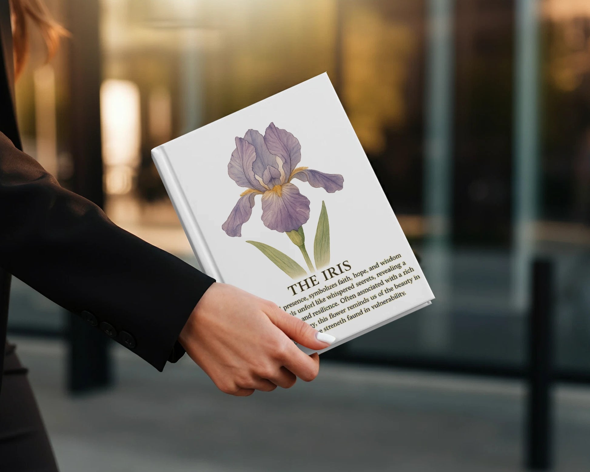 Beautiful Artistic Iris Themed Book product