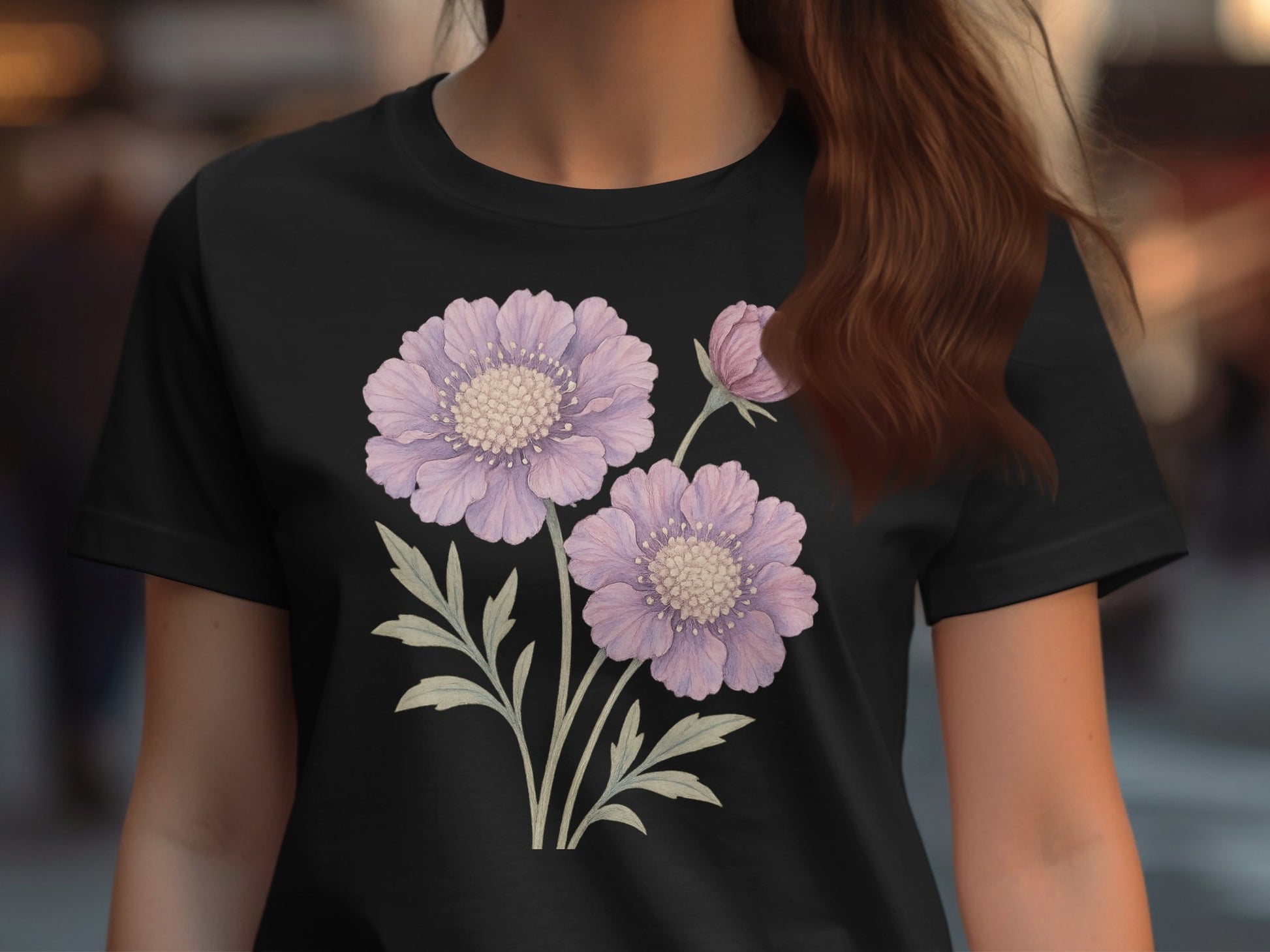 Beautiful Purple Floral Design Women's T-shirt product type