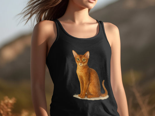 Cute Cat Illustration Design Women's Tank Top product