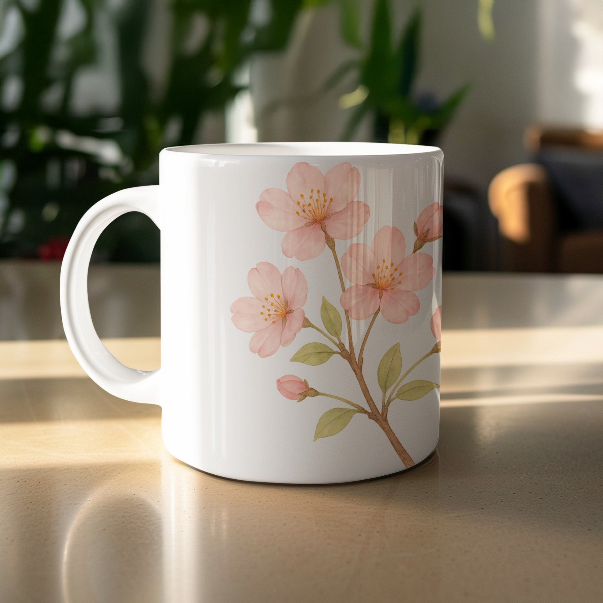 Beautiful Cherry Blossom Design Coffee Mug product
