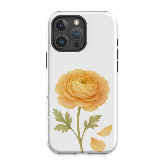 Floral Yellow Ranunculus Design Phone Case product type