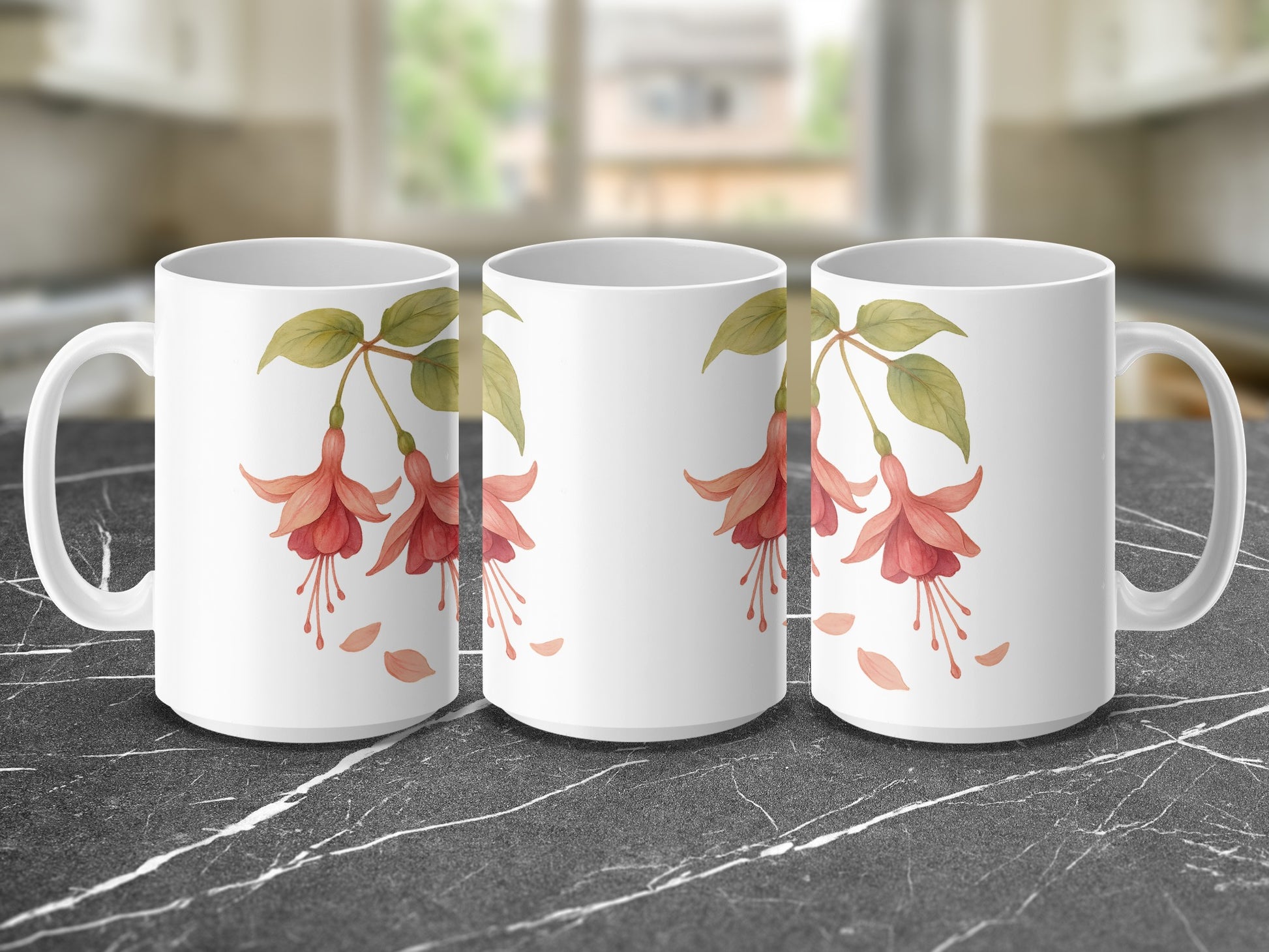 Beautiful Floral Design Coffee Mug product type