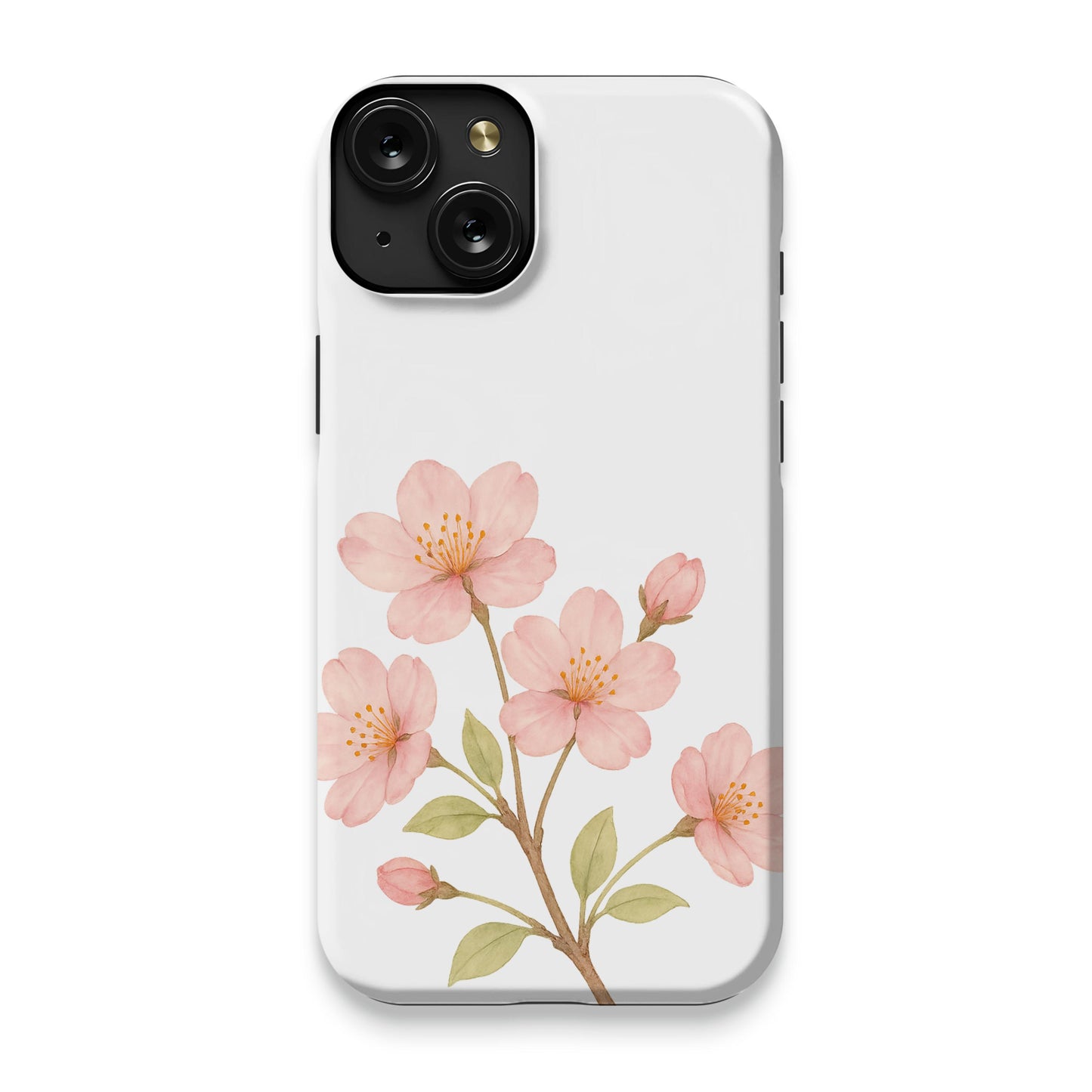 Pink Blossom Floral Design iPhone Case product