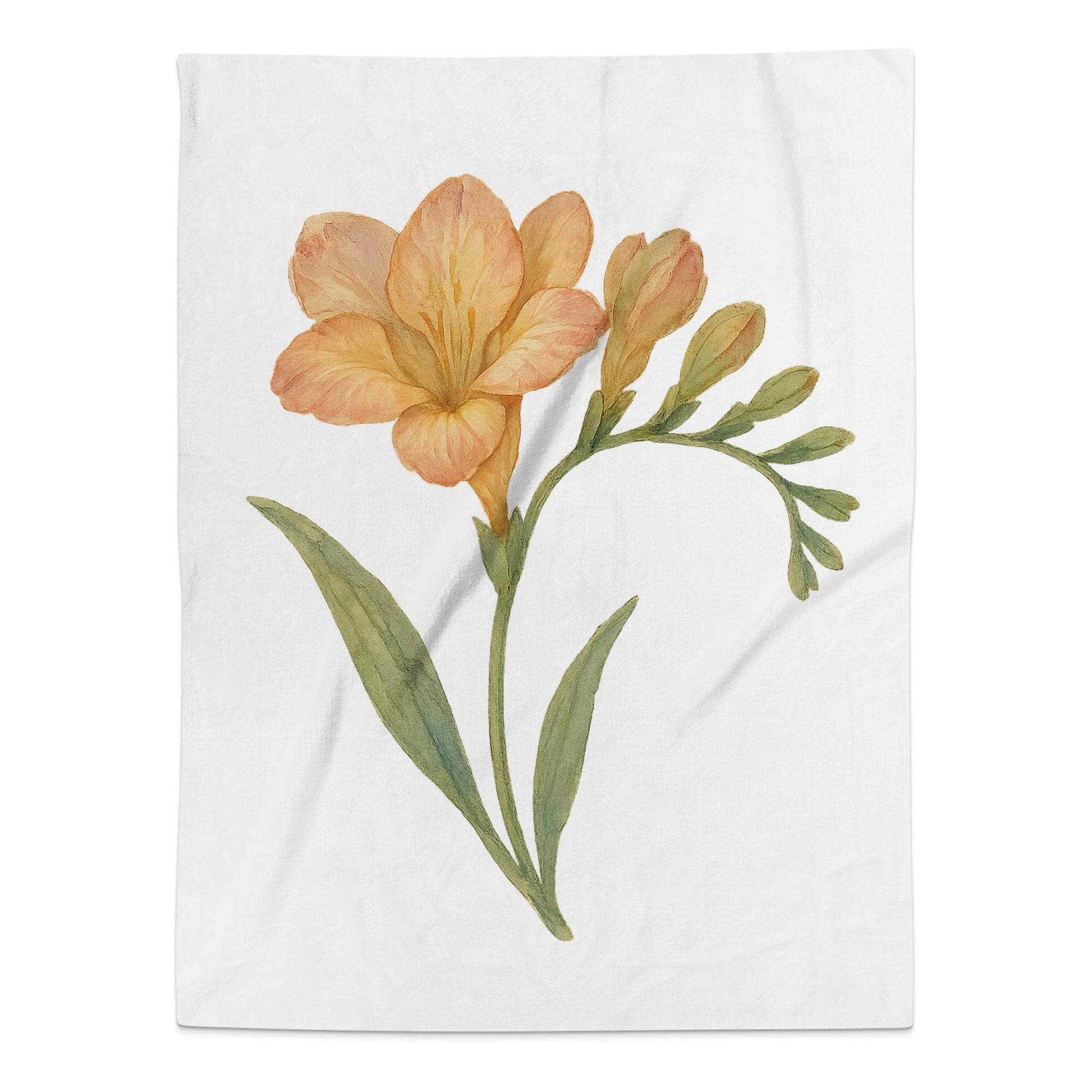 Beautiful Floral Print Cozy Soft Blanket product