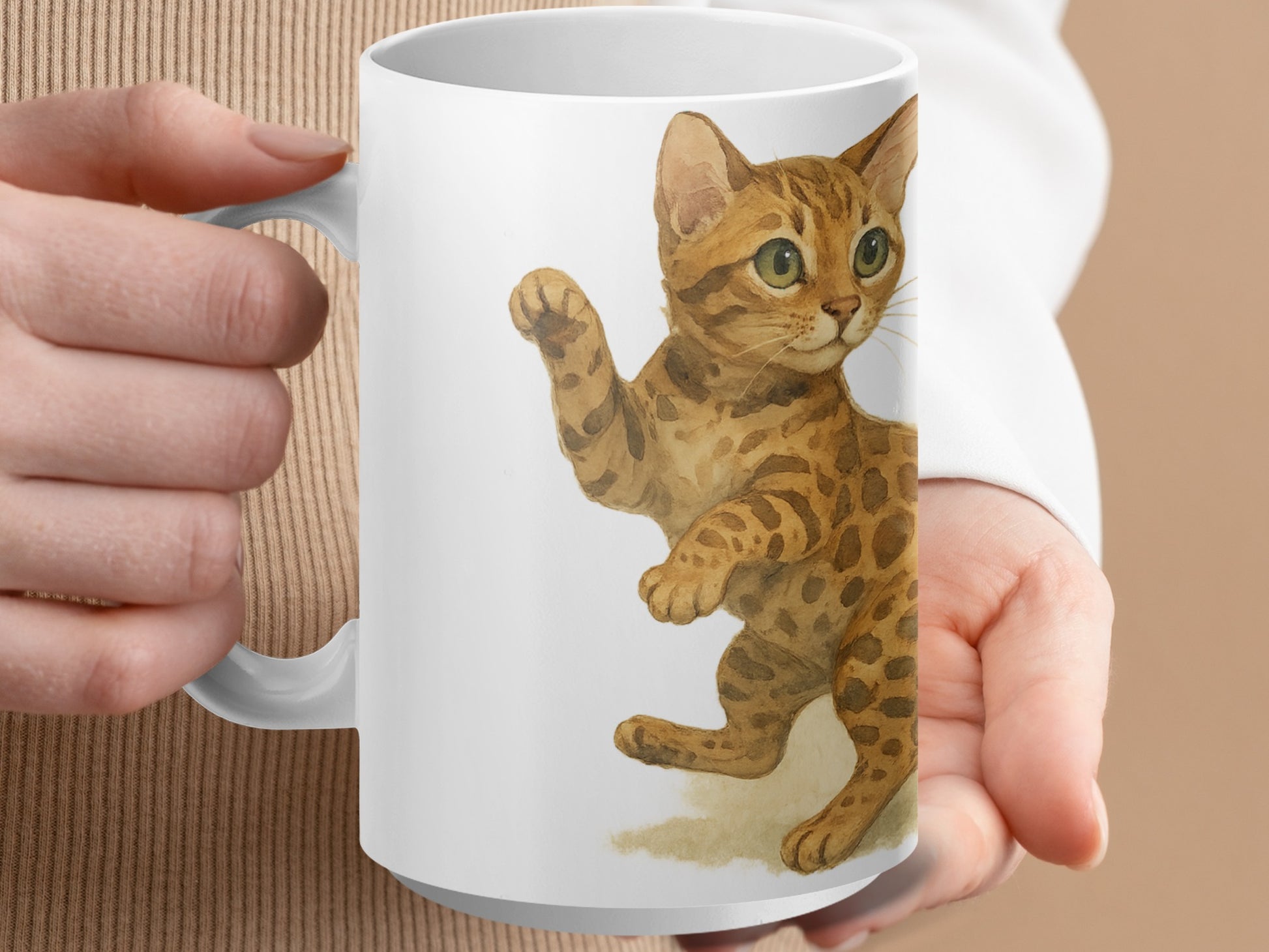 Cute Playful Cat Mug Perfect for Cat Lovers product