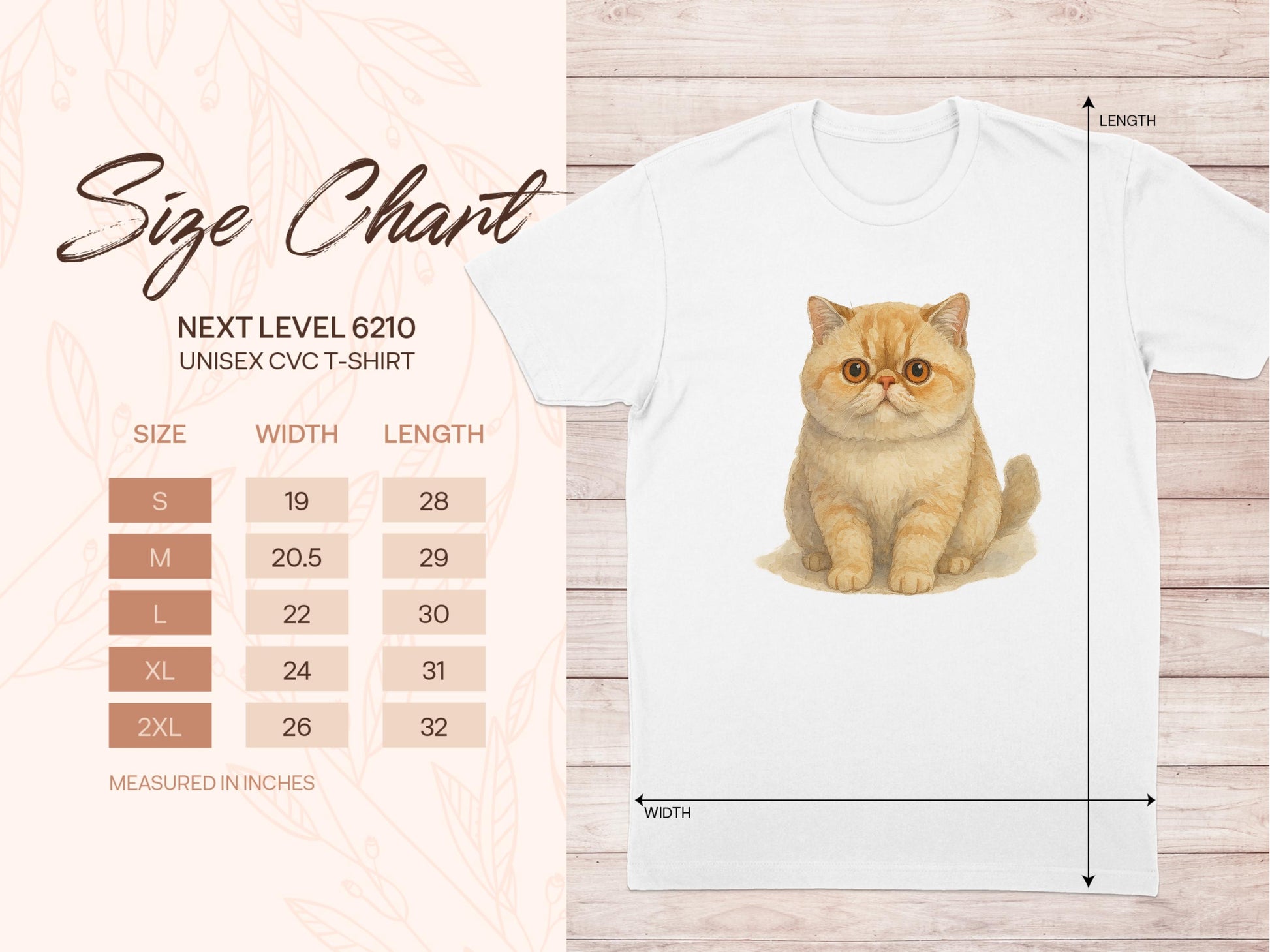 Cute Orange Cat Design Unisex Tee Shirt product