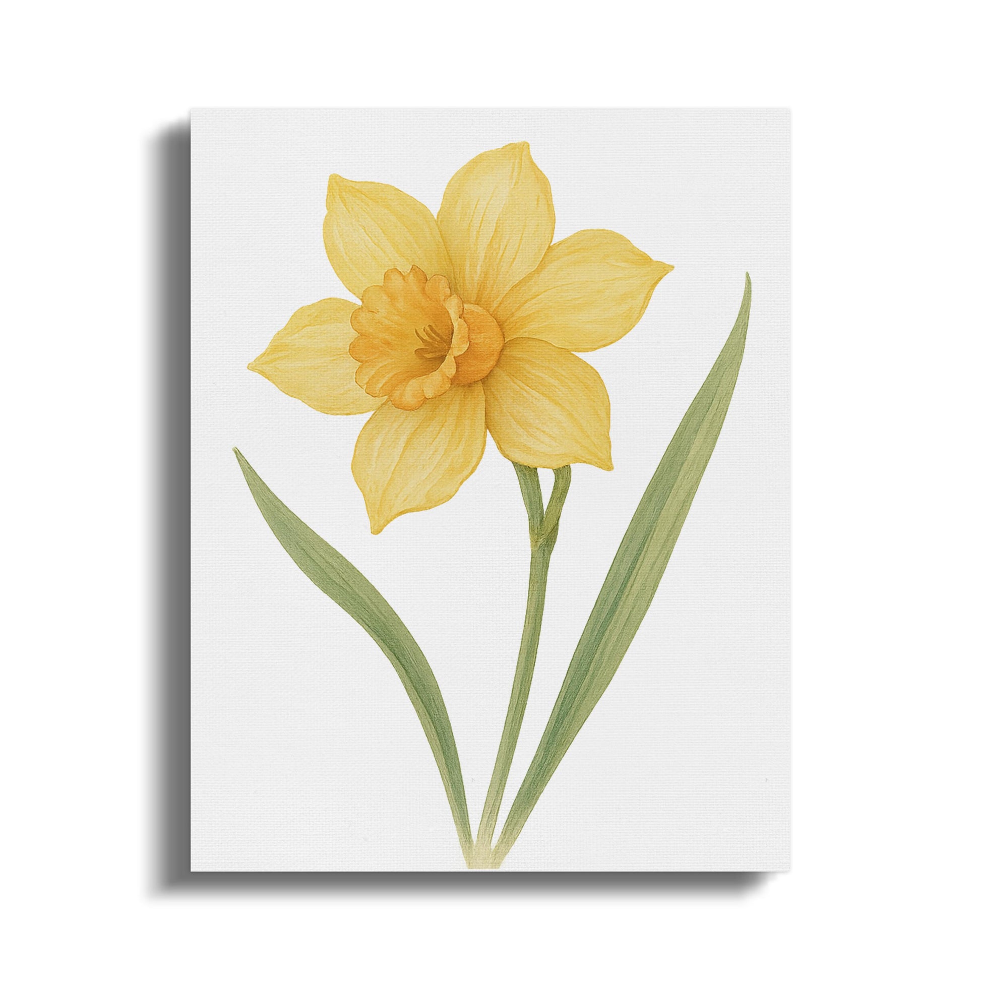 Beautiful Yellow Daffodil Floral Wall Art product type