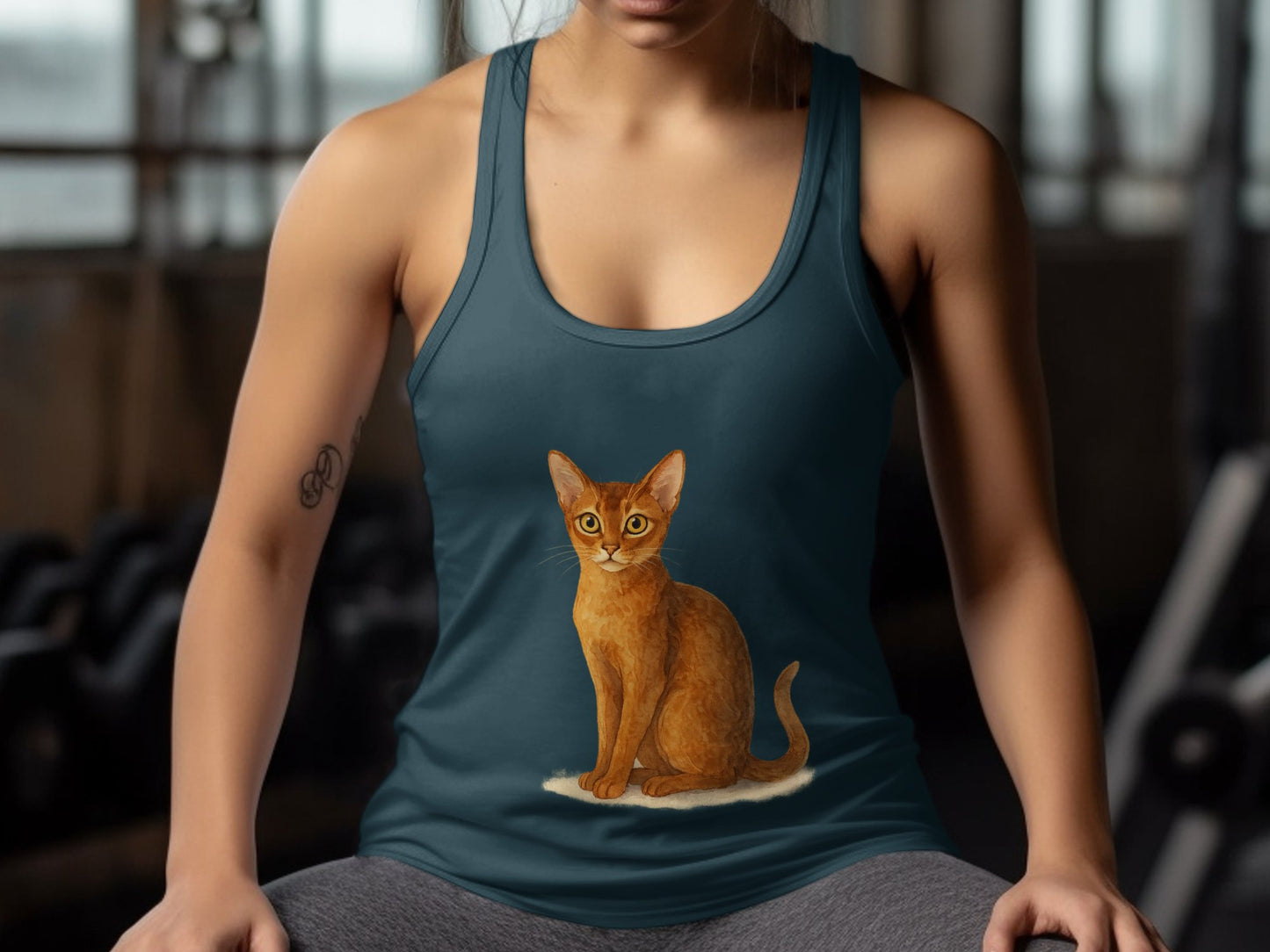 Cute Cat Design Workout Tank Top product type