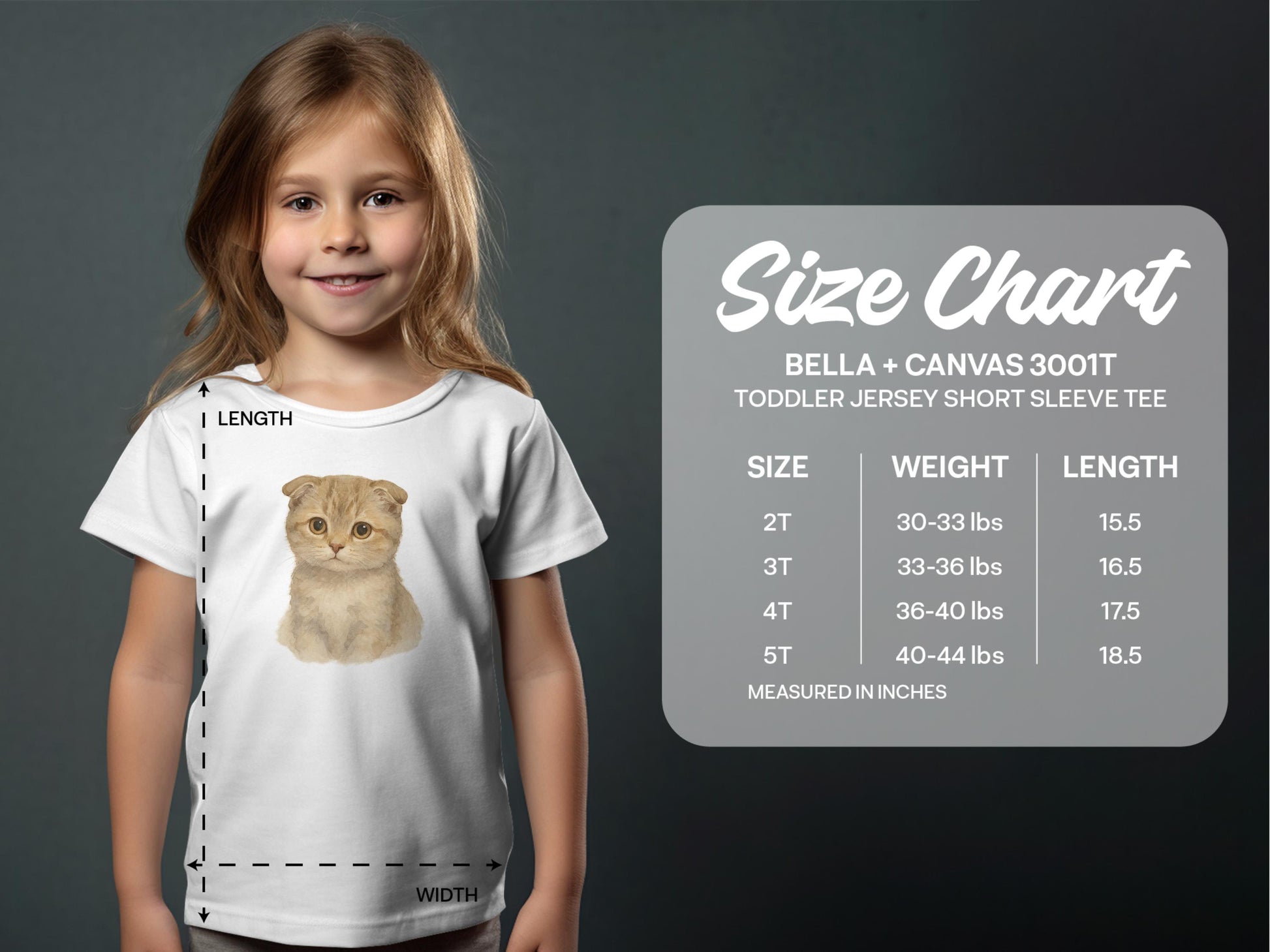 Cute Kitten Toddler Jersey Short Sleeve Tee product