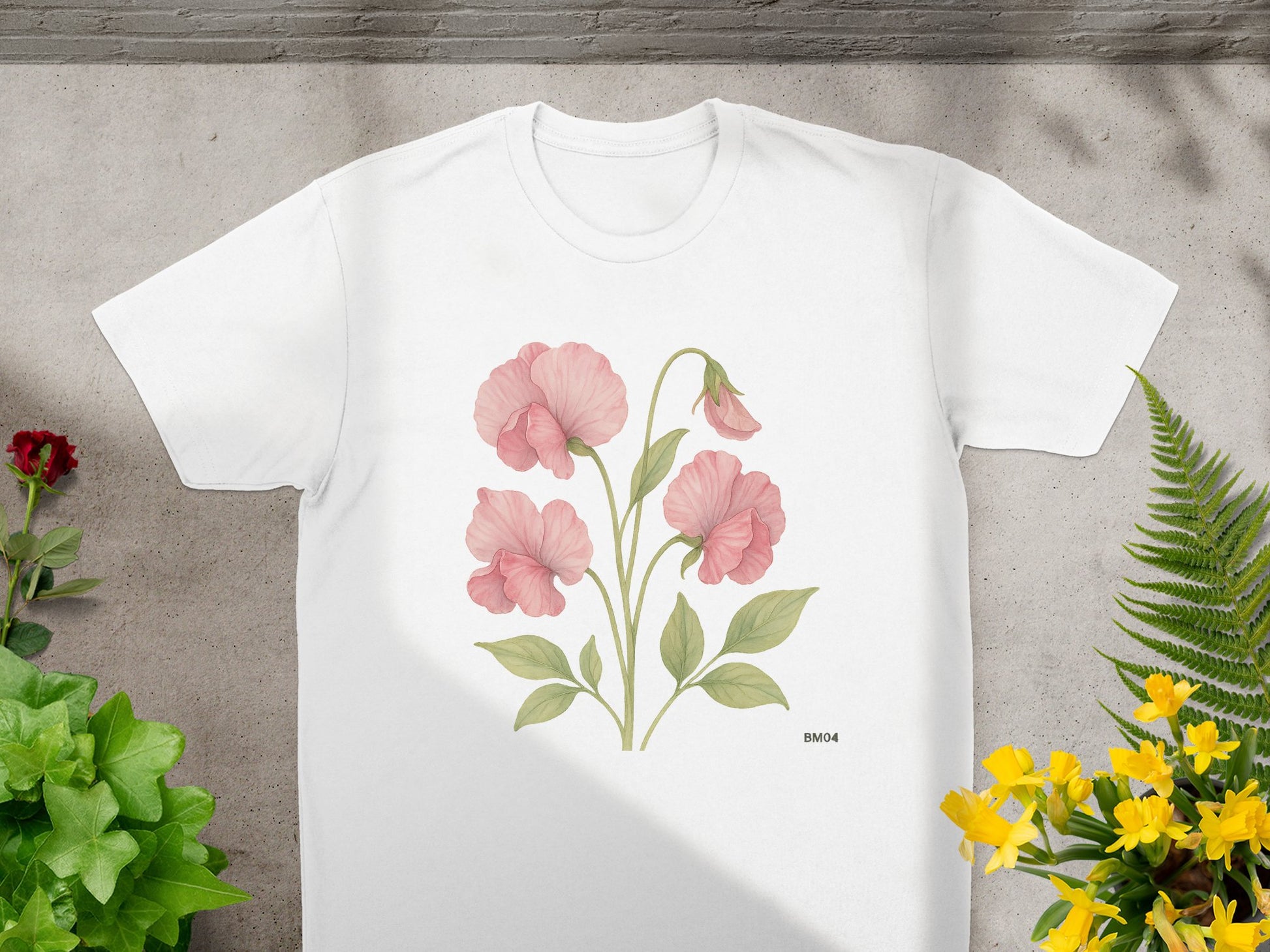 Floral Botanical Artwork Graphic T-Shirt Product