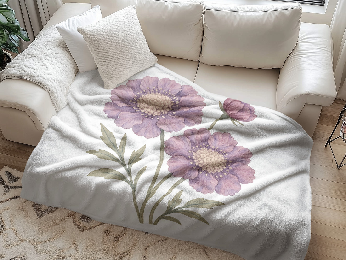 Cozy Blanket with Beautiful Floral Print product