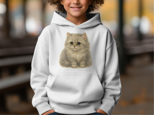 Adorable Kitten Graphic Childrens Hoodie product