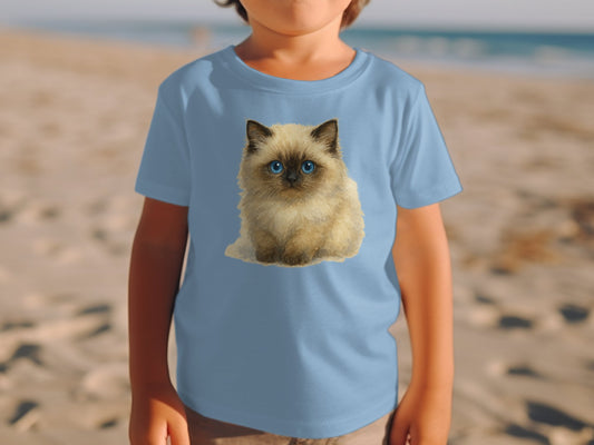 Cute Fluffy Kitten Shirt for Children Cats Product
