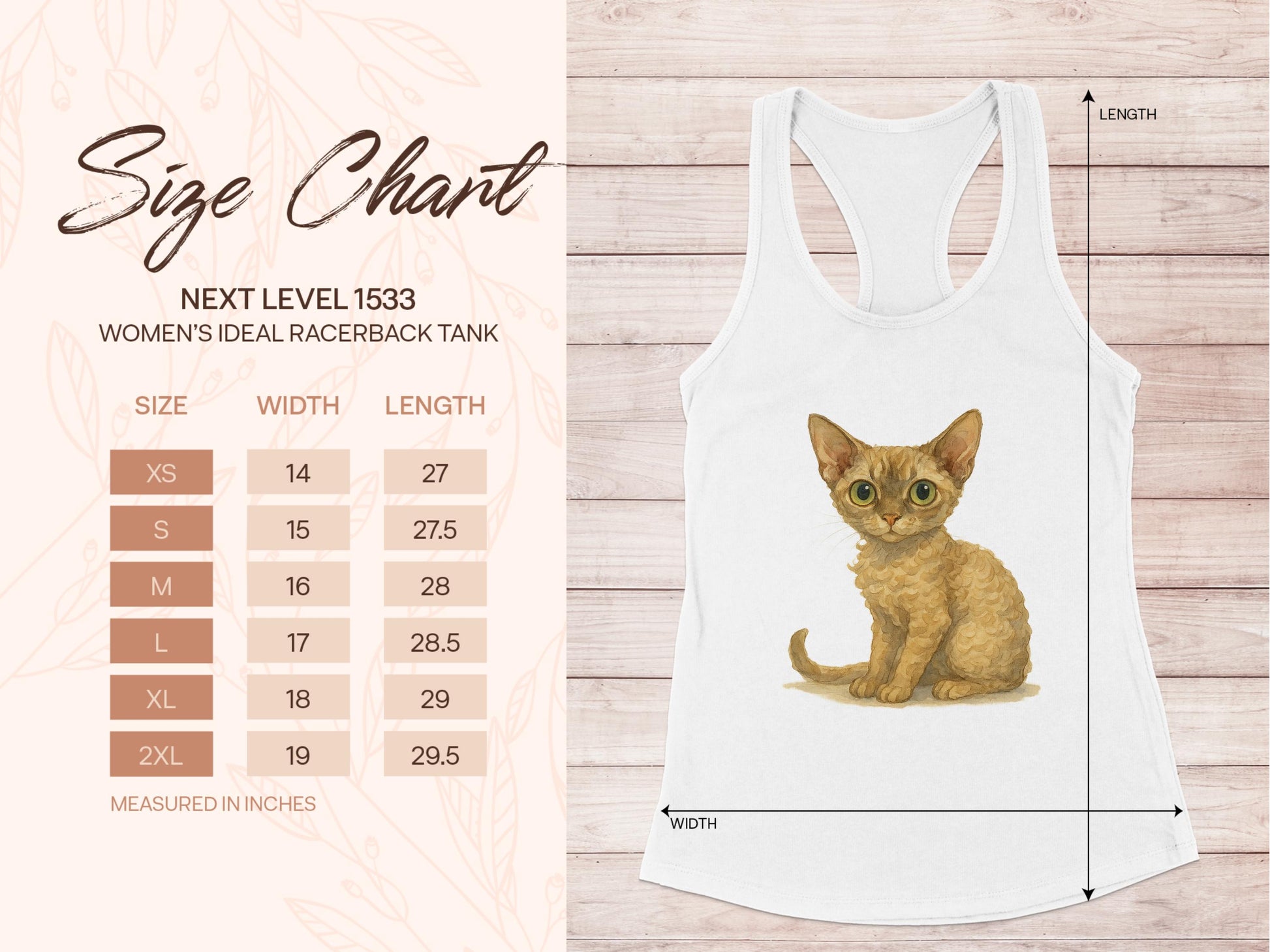 Adorable Cat Graphic on Women's Racerback Tank product