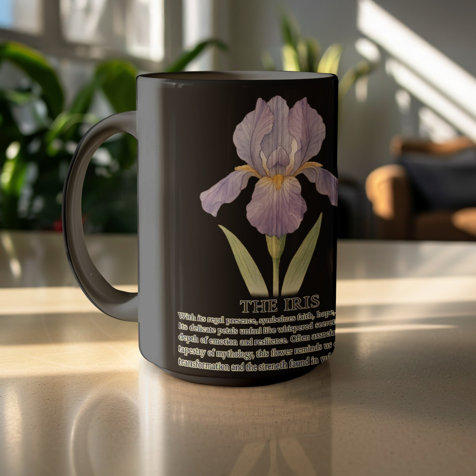 Beautiful Flower Purple Iris Mug product