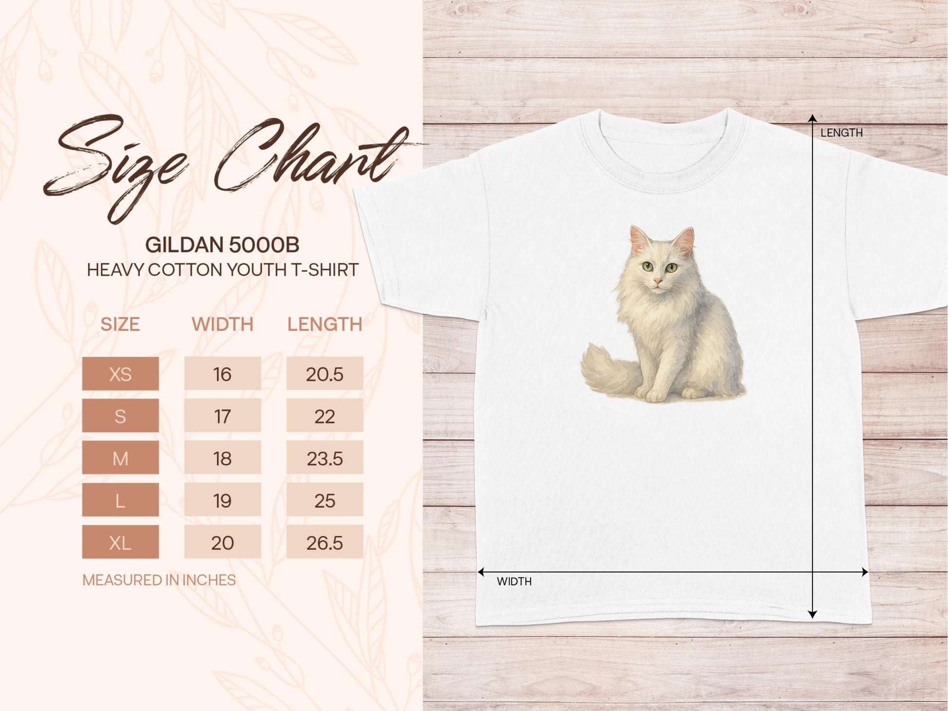 Charming Cat Design T-Shirt Perfect for Youth Product