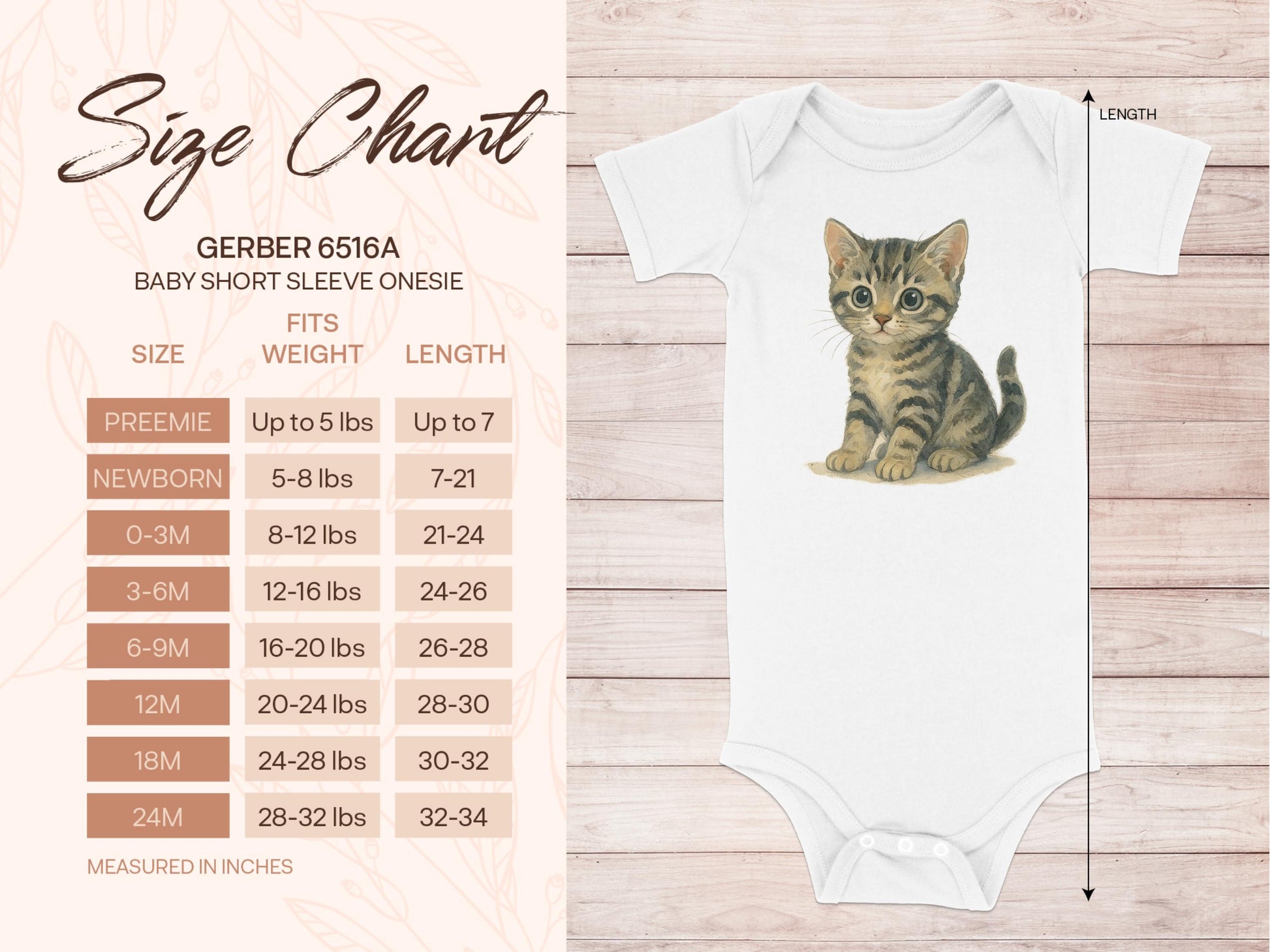Cute Kitten Design Baby Short Sleeve Onesie product