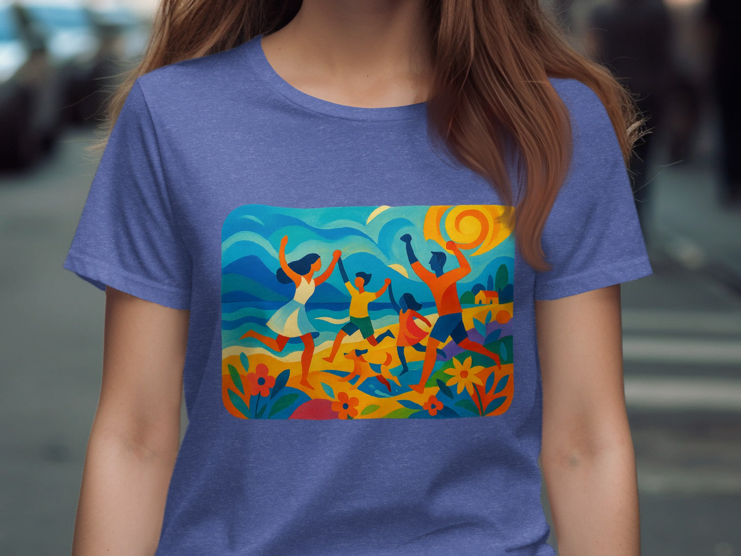 Vibrant Group Dance Art Design T-shirt product