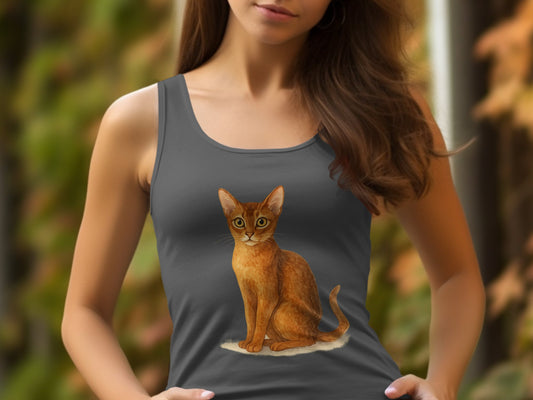 Cat Lover's Graphic Casual Tank Top product