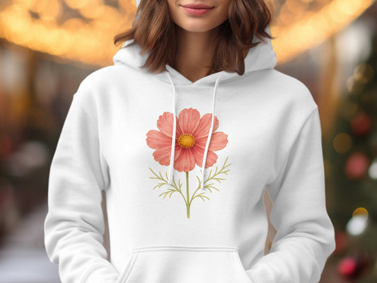 Beautiful Pink Flower Graphic Hoodie product type