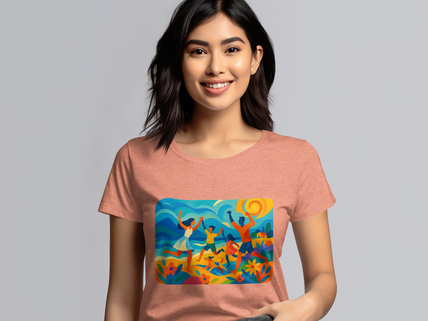 Colorful Scenic Design Women's T-Shirt product