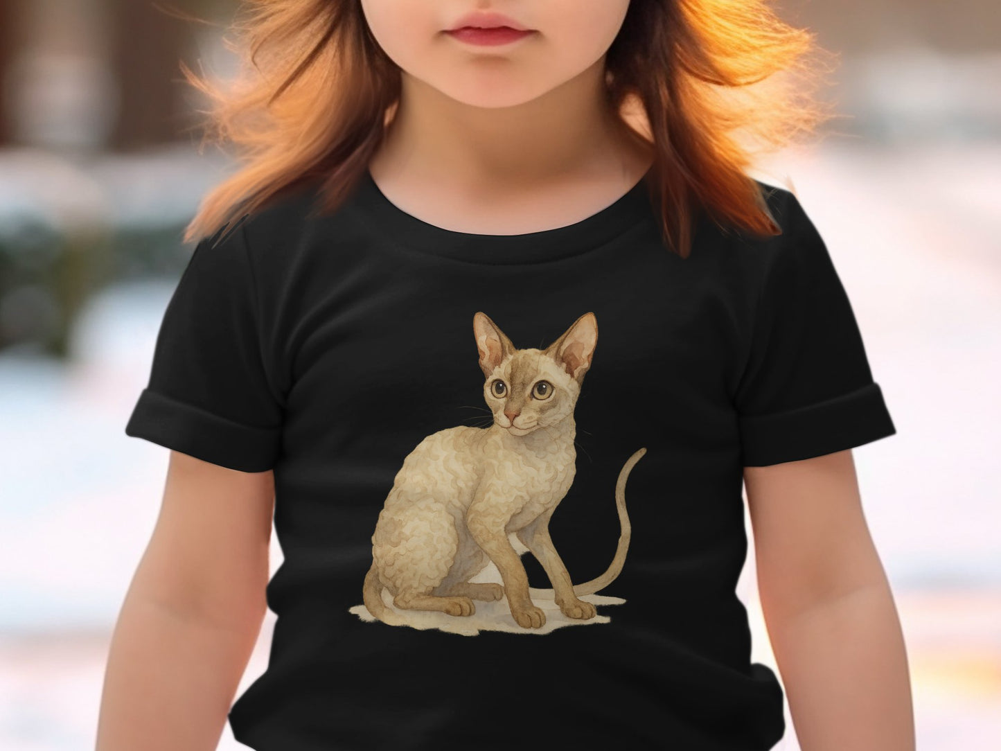Cute Cat Print Design on Stylish Children's Product