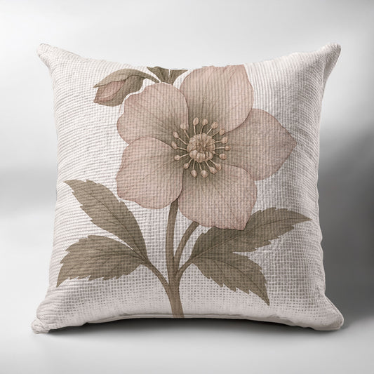 Elegant Floral Design Decorative Pillow product