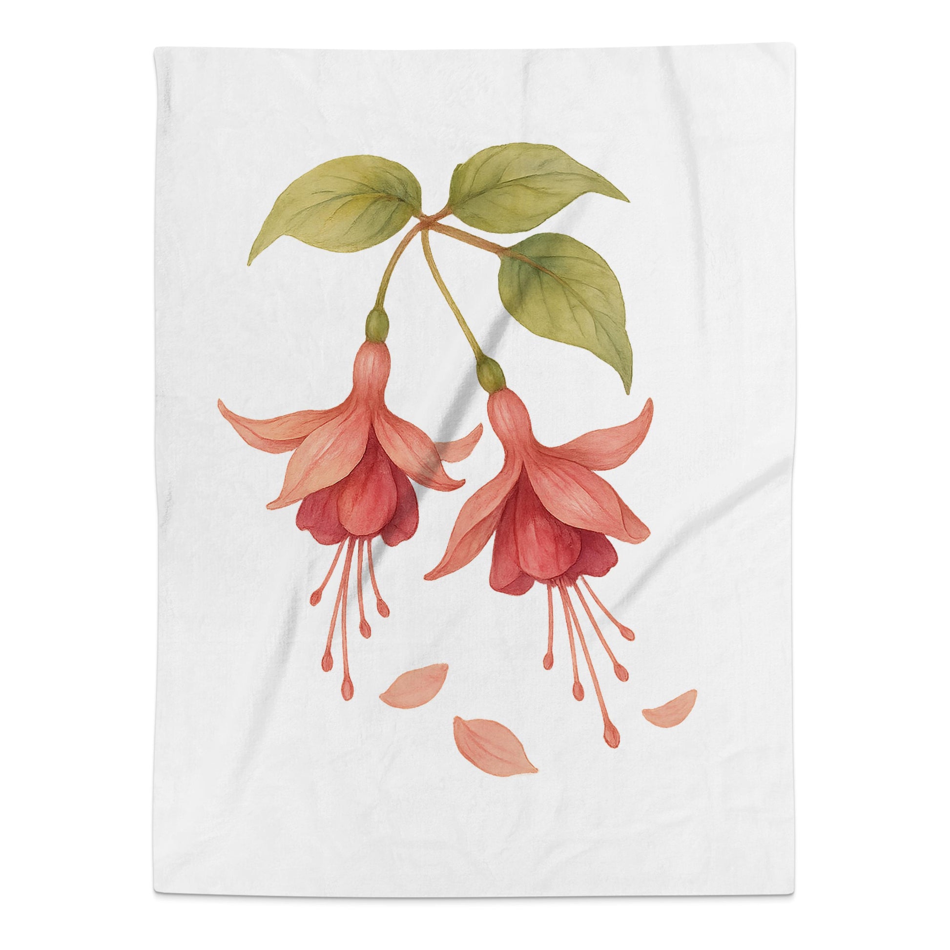 Beautiful Floral Design Art Print on Blanket product