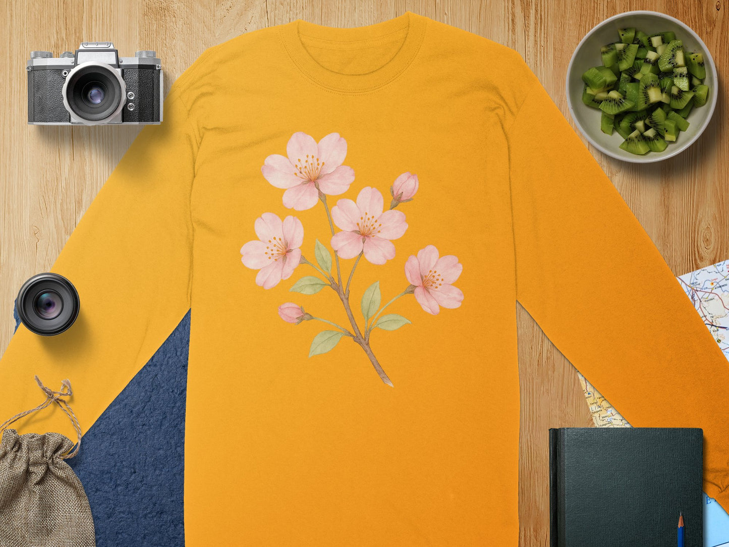 Cherry Blossom Design Printed Shirt product type