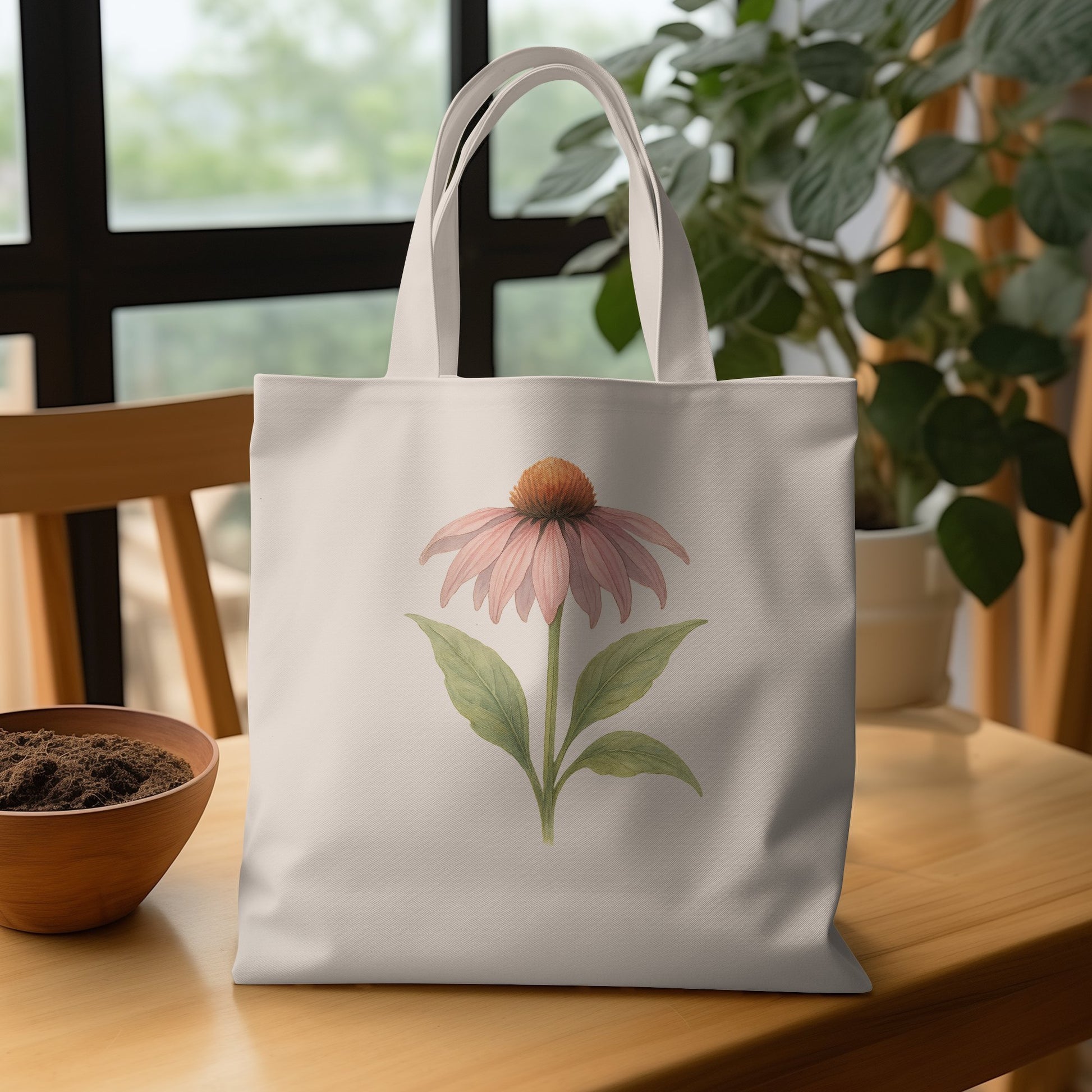 Beautiful Floral Design Tote Bag Fashionable Product