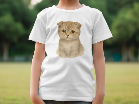Adorable Kitten Face T-Shirt Perfect for Cat Lovers product type