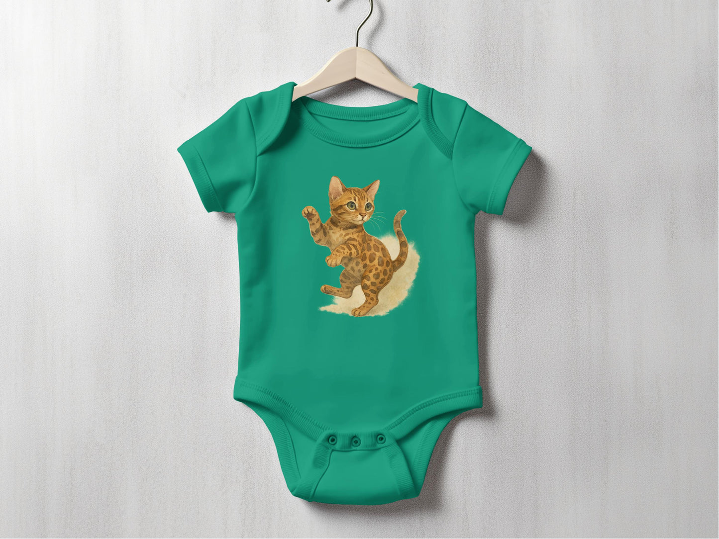 Cute Baby Outfit with Cartoon Kitten Design product type